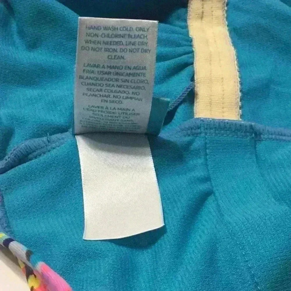 COASTAL BLUE Full Coverage Cross Back Swimsuit - Picture 4 of 4